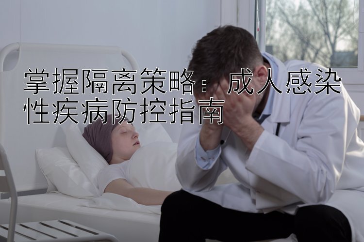 掌握隔离策略：成人感染性疾病防控指南