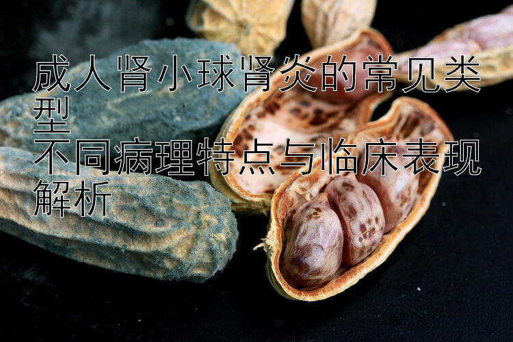 成人肾小球肾炎的常见类型  
不同病理特点与临床表现解析